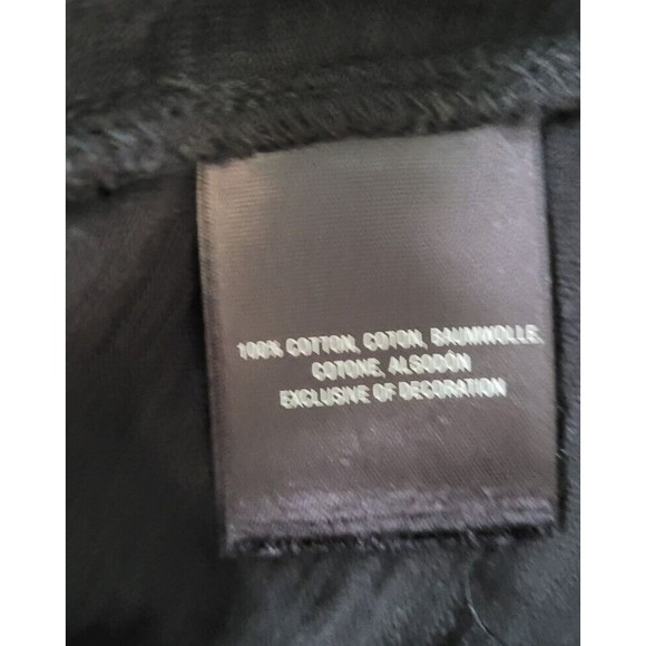 Anthropologie Deletta Hand-Beaded Neckline Black Knit Top Size Small Rocker Glam - Picture 11 of 11